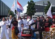 the Opening Ceremony of the World Cup table tennis